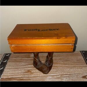 Vintage 1970’s Foot Locker Wood Box